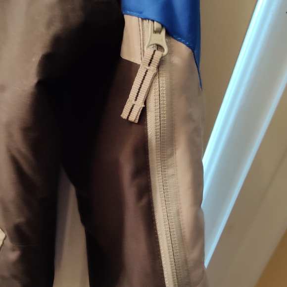 Columbia Goodfair Mens Blue Black Core Interchange Windbreaker Hooded Sz L - Picture 12 of 16